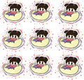 Cozy Girl Pillow Sticker Sheet