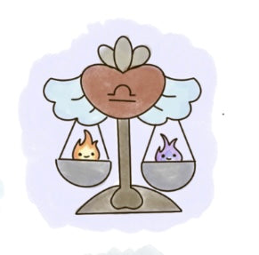 Libra Zodiac Sticker