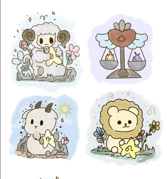 Leo Zodiac Sticker