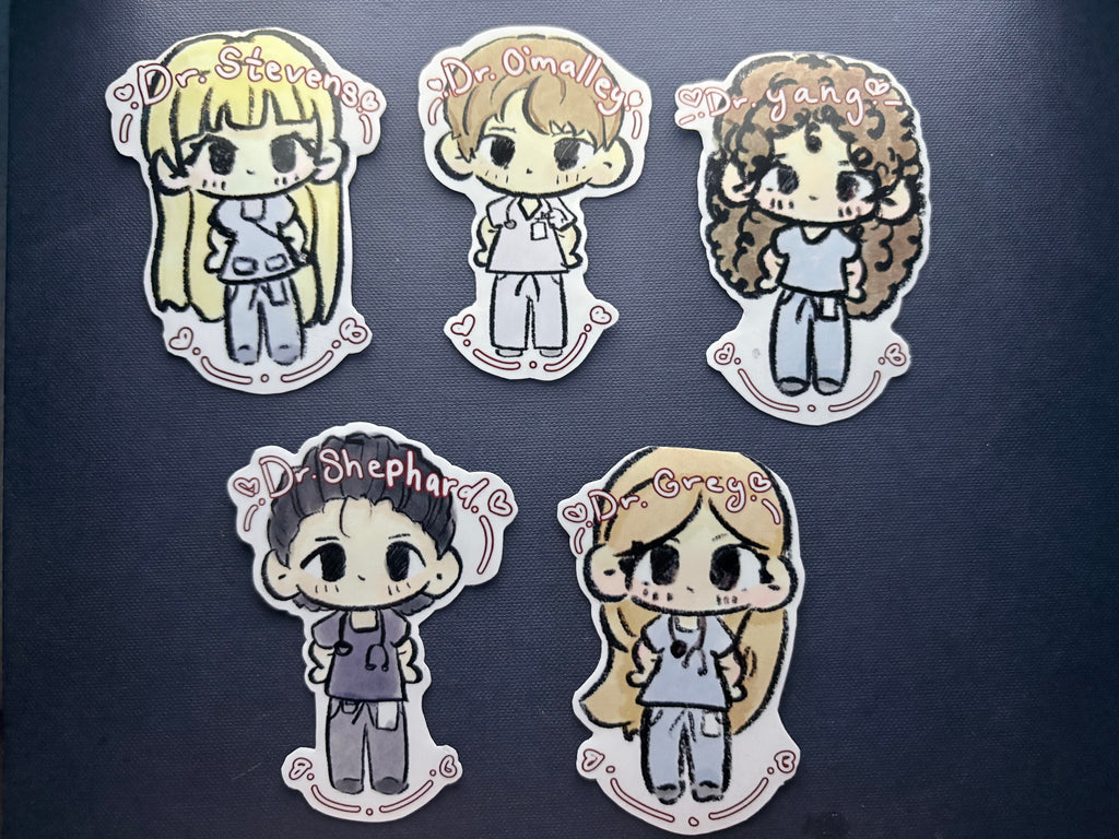 Grey’s Anatomy stickers