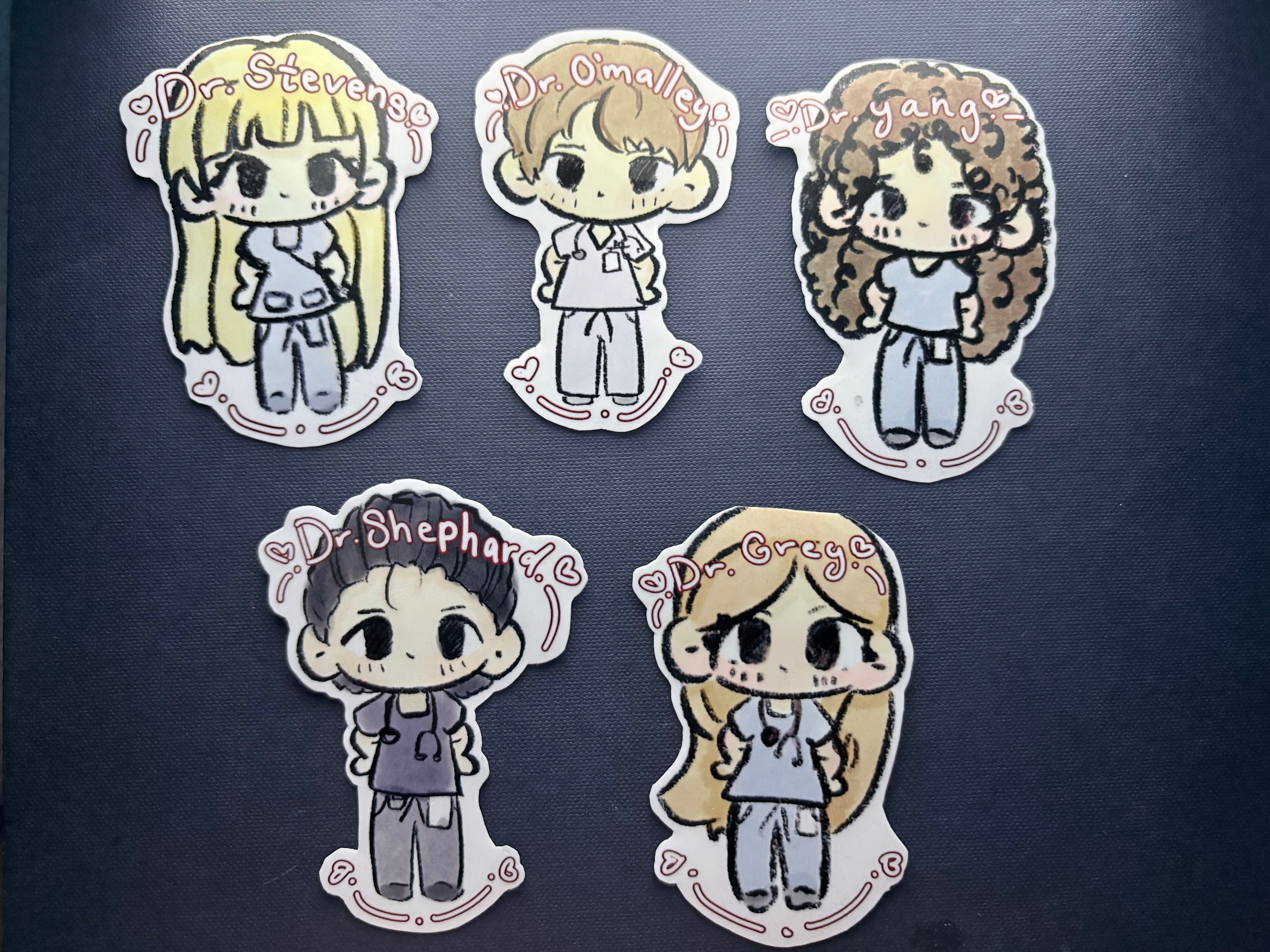 Grey’s Anatomy stickers